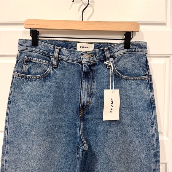 FRAME The Candle Cropped Mid-Rise Straight-Leg Jeans Size 28 – NWT - Picture 3 of 7